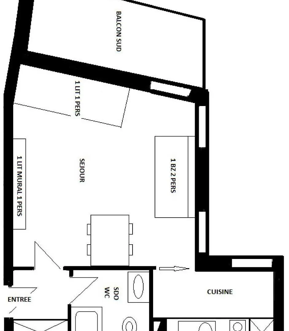 Residence La Porte De Montchavin - Studio Pour 3 Personnes Mae-9504 La Plagne 0*,